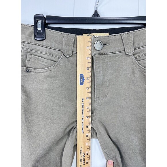 Democracy Ab Solution Jeans Womens 8 (31x26.5) Tan Tummy Control Skinny Ankle - Picture 9 of 9